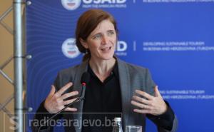 Samantha Power sa Trebevića poručila: Srce mi je ispunjeno jer sam u BiH